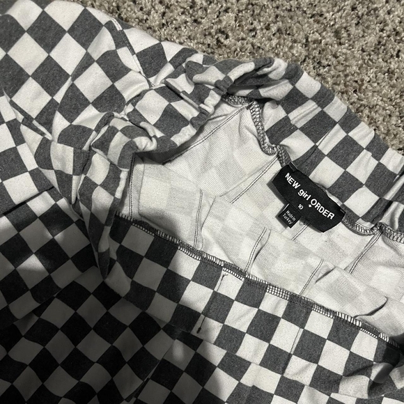 Checkered Skater Skirt - Picture 2 of 3